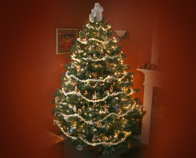 Jeff's Christmas Cartoon Tree.