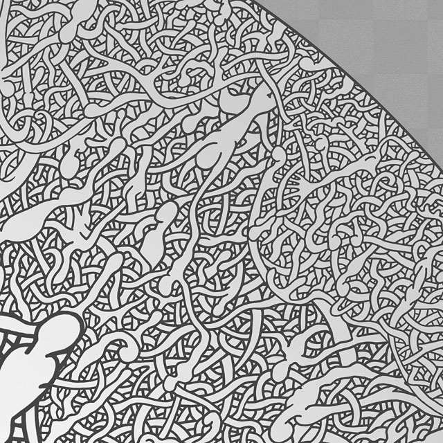 Souls in Heaven Lift Their Faces To Heaven (detail).