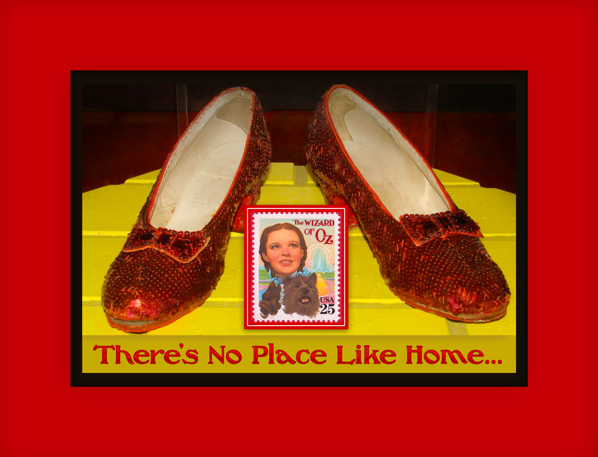 Frame for a Wizard of Oz Stamp