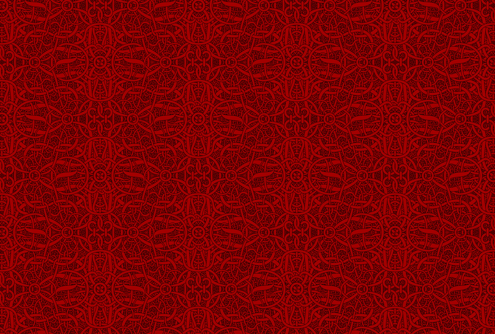 Repeating Pattern in Red