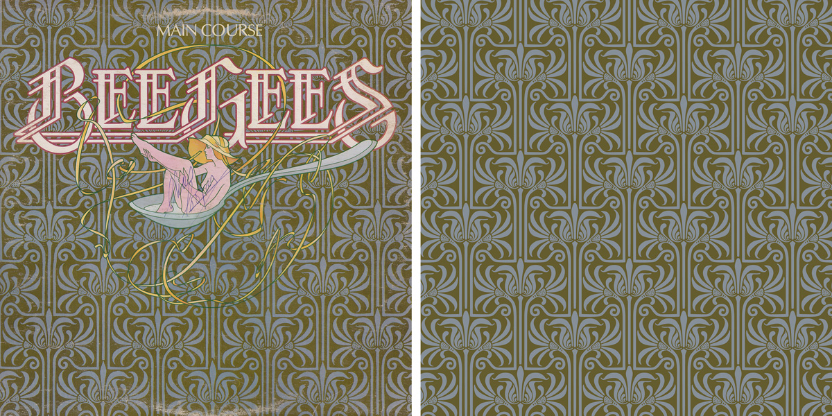 Bee Gees Art Nouveau Pattern