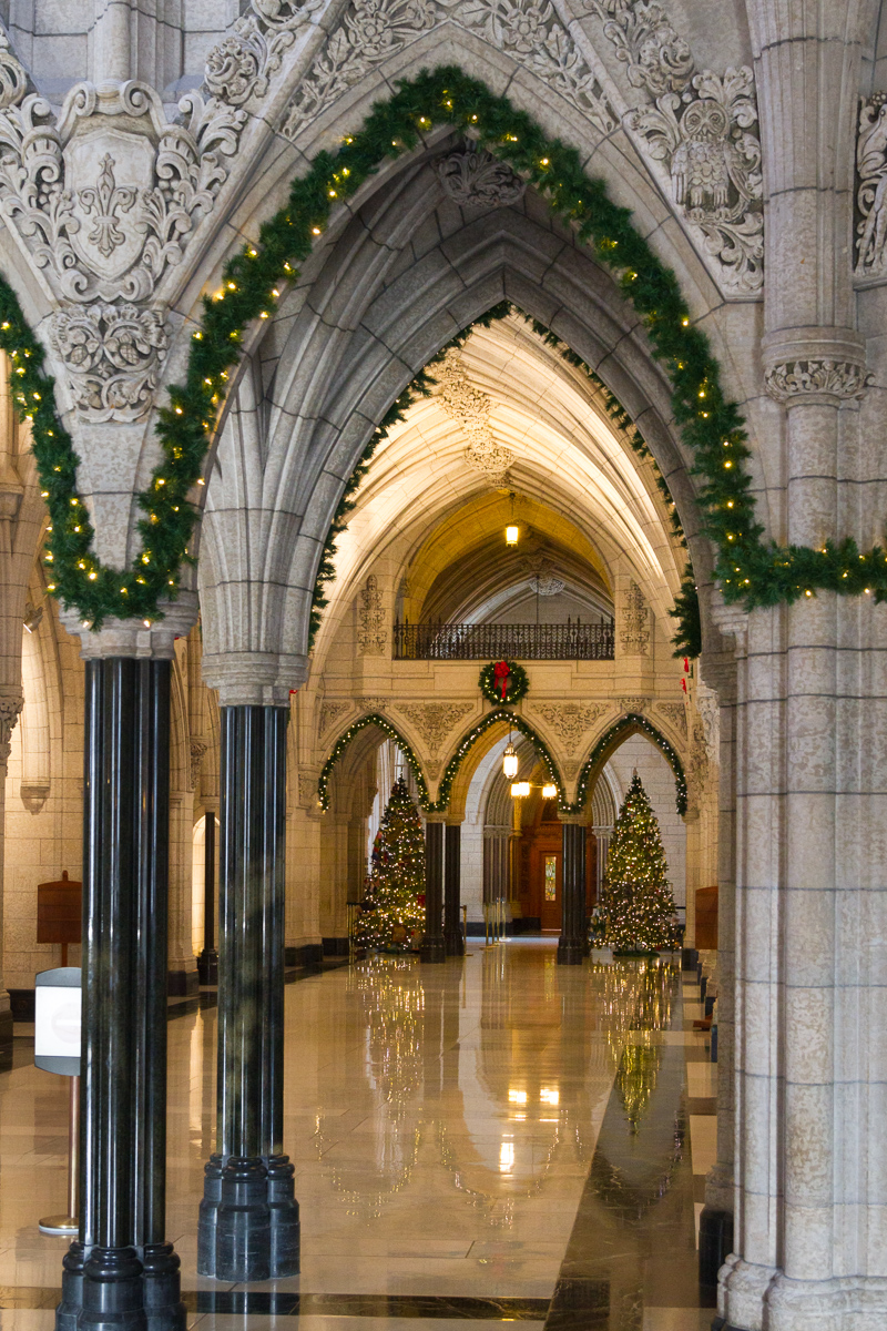 Parliament at Christmas