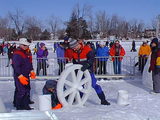 Getting the frozen wheel to sit and freeze in place