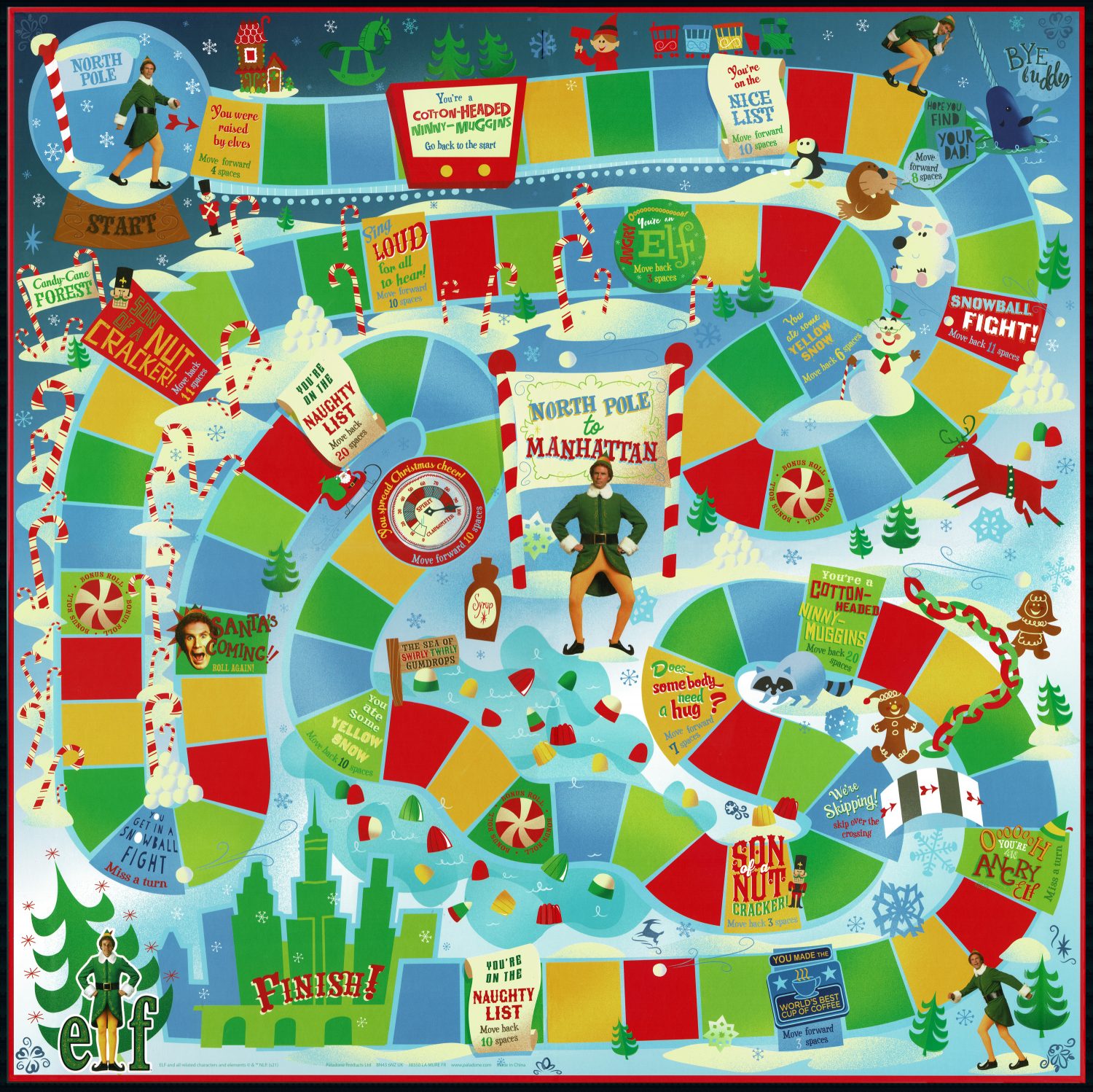 Elf: North Pole to Manhattan Board Game